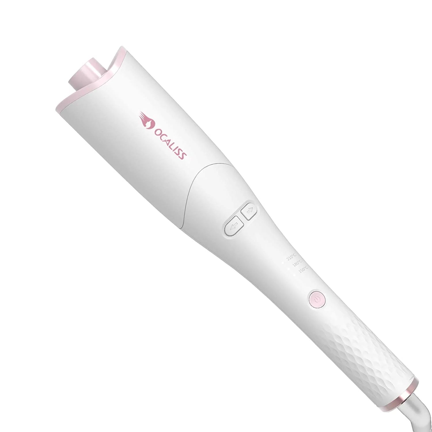 OCALISS Automatically Curling Iron Wand, Pro Hair Curler with 1” Ceramic Rotating Barrel, 3 Temperature Control, Smart Anti-Stuck Sensor and Auto Shut-Off Portable Curling Iron for Hair Styling