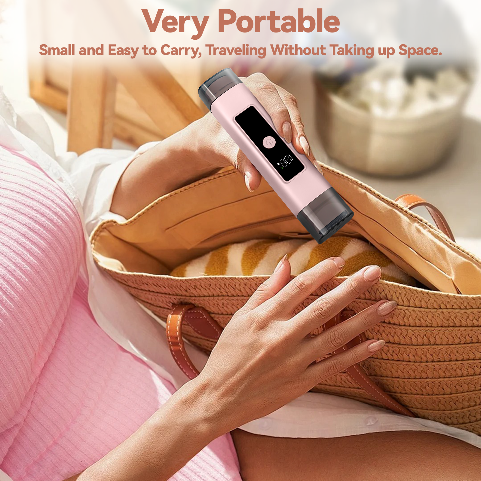 2 in 1 Women Electric Shaver, Dual Head Bikini Trimmer, IPX7 Waterproof Wet & Dry Use Body Hair Trimmer and Facial Hair Remover for Bikini Underarm Leg Arm Face Lip, Pink
