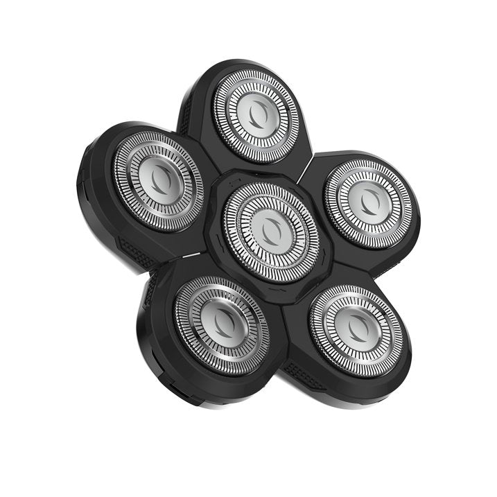 MAXT 6 Blades Replacement Shaver Head, 100% Original Mens 6D Rotary Shaver Replacement Head