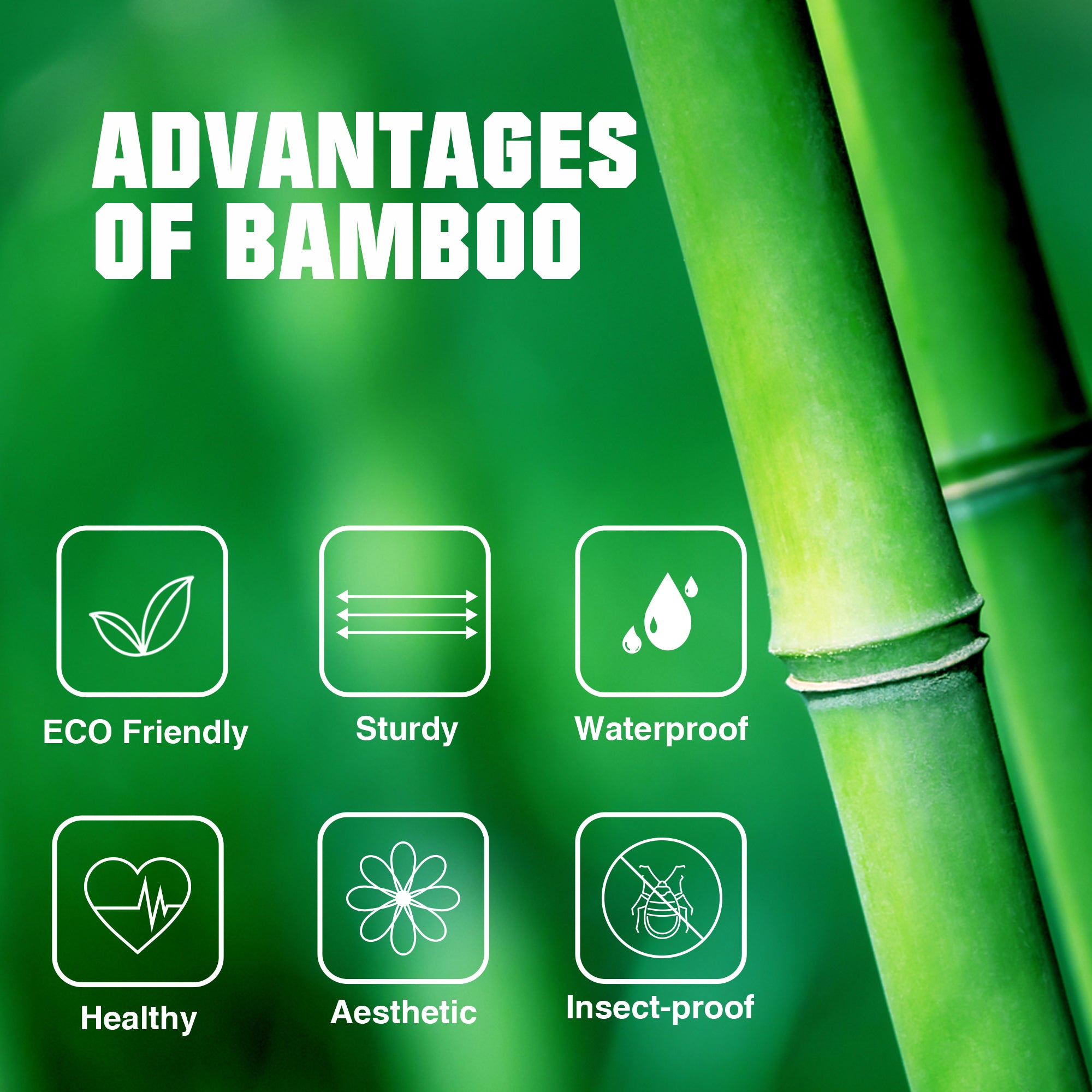 WTZ 4 Tier Bamboo Plant Shelf ZJ518