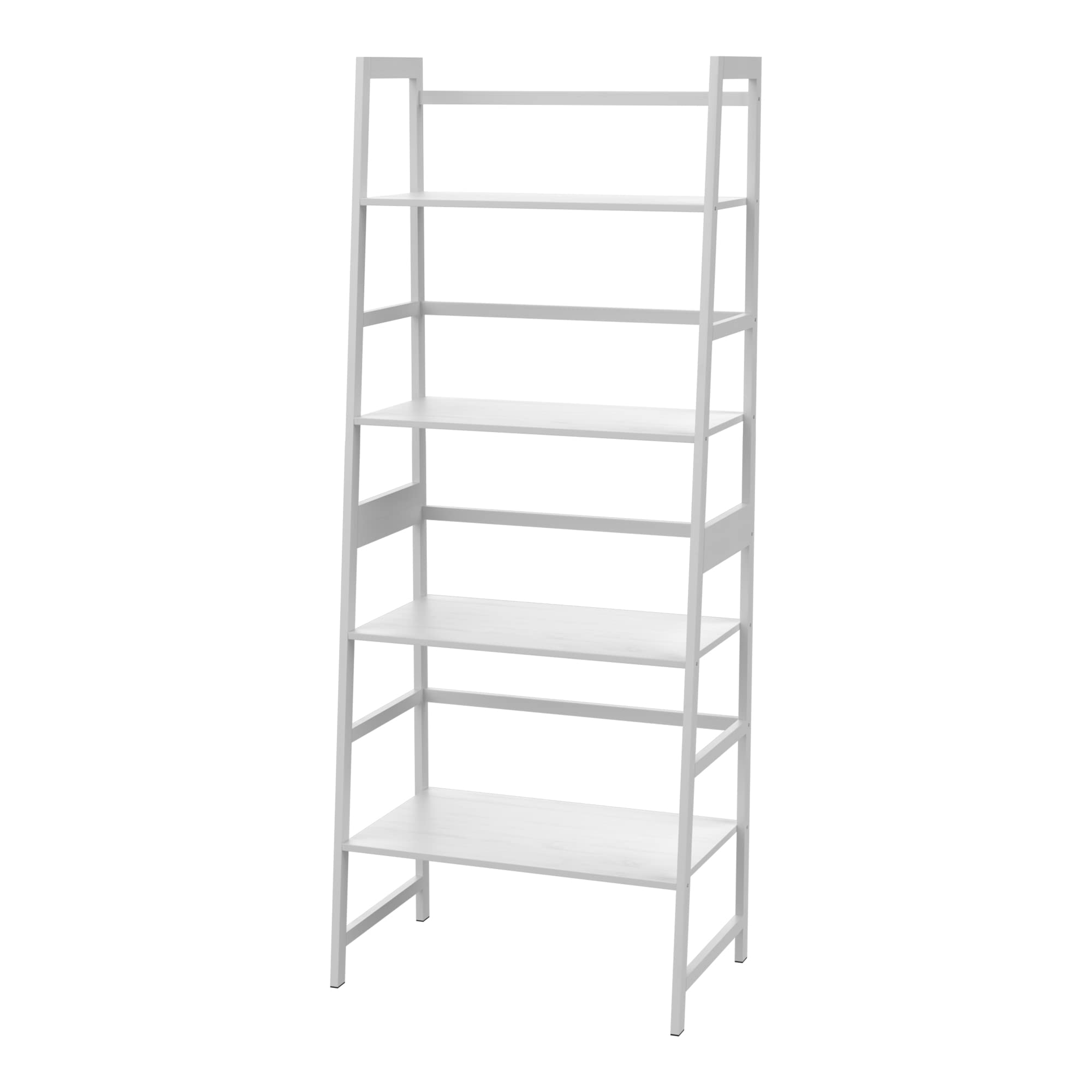 WTZ 4 Tier Bookshelf, Ladder Shelf MC801 White